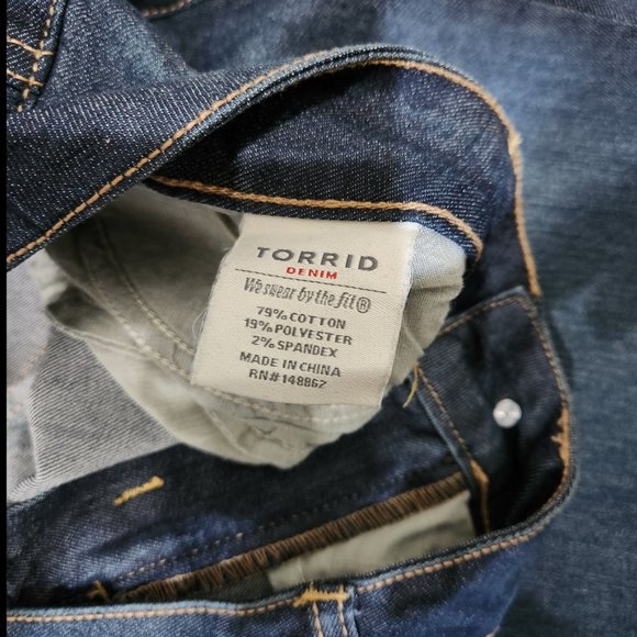 NWT Torrid Curvy Super Stretch High-Rise Dusk Tall Jeans Size 12T - Picture 10 of 10
